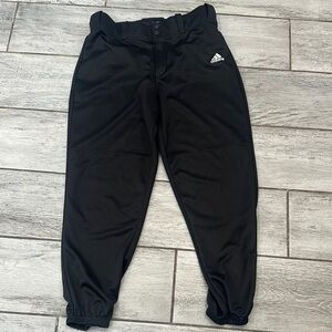 Adidas Men’s Black Baseball  Athletic Utility pants Bottoms Size NWOT Large